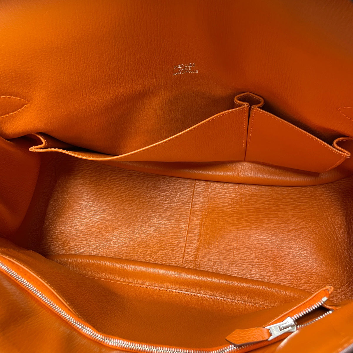Hermes - Jypsiere - Leather - Orange - (large)