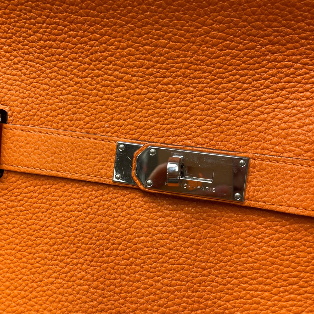 Hermes - Jypsiere - Leather - Orange - (large)