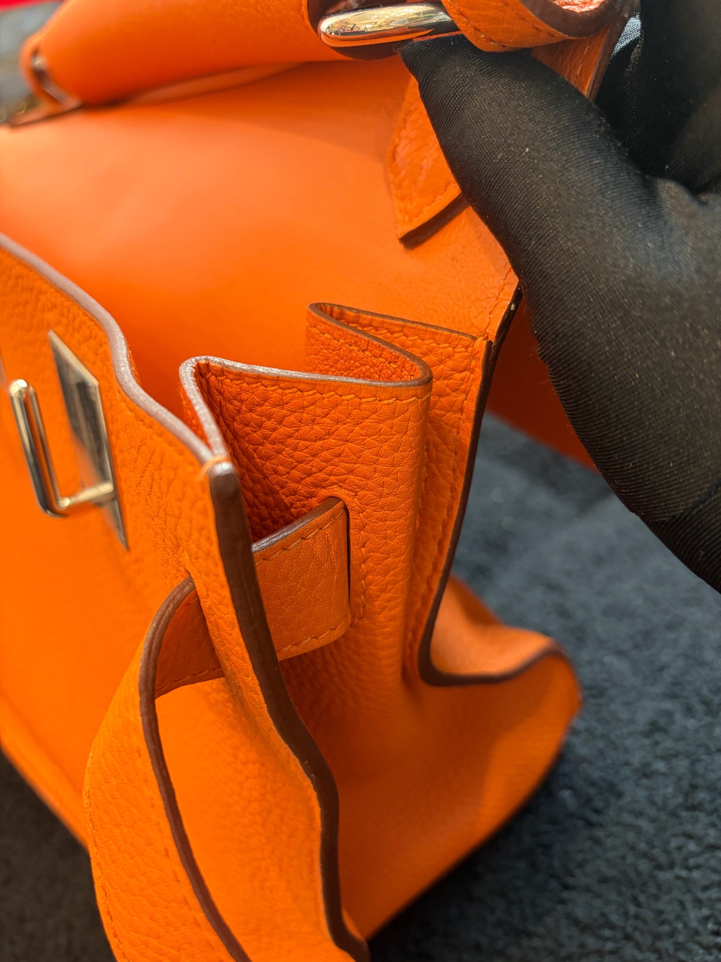 Hermès - Jypsiere - Leather - Orange - (medium)