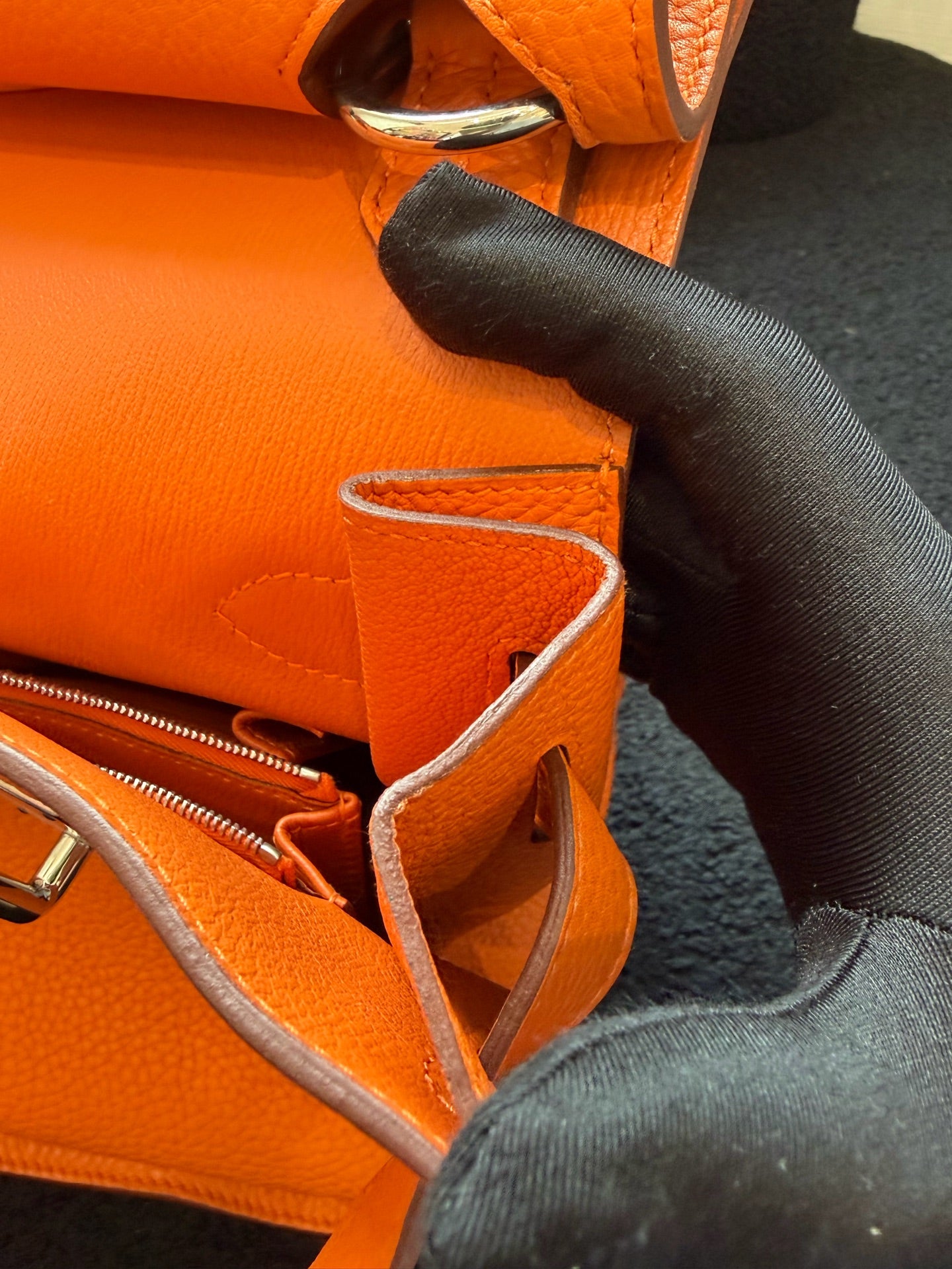 Hermès - Jypsiere - Leather - Orange - (medium)