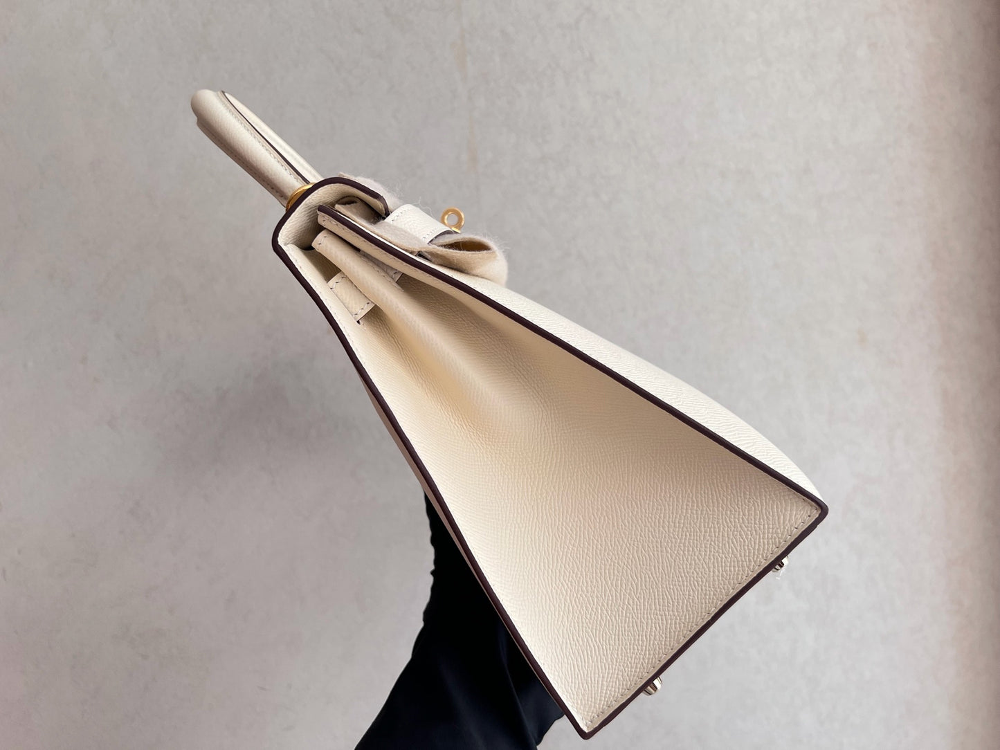 Hermès - Kelly 28 - Leather - White - (small)
