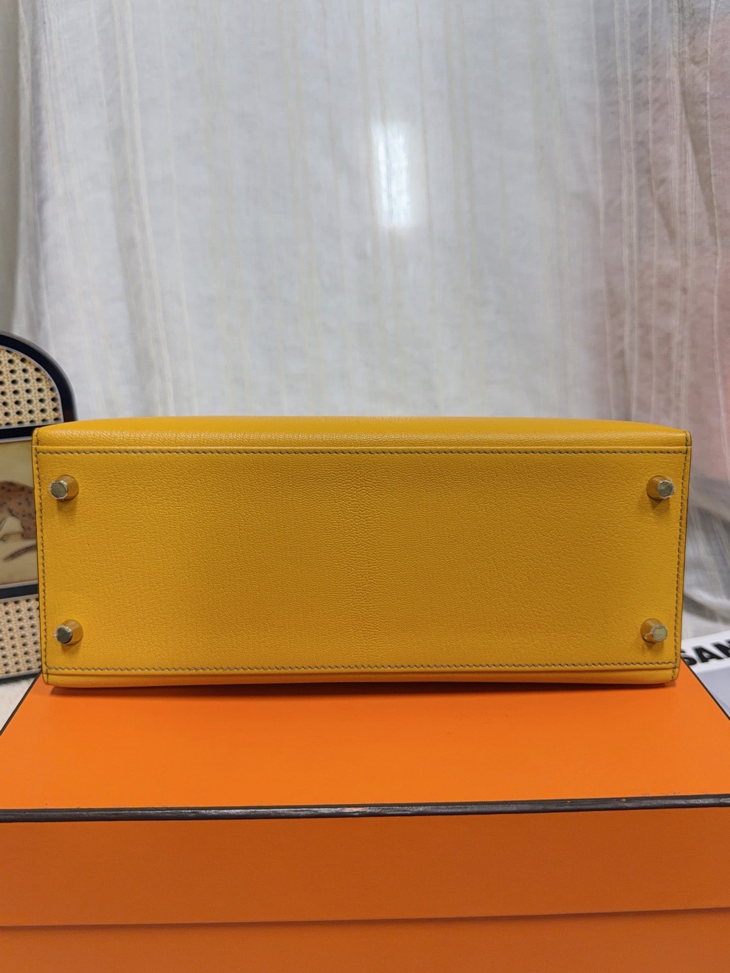 Hermès - Kelly 28 - Leather - Yellow - (28)