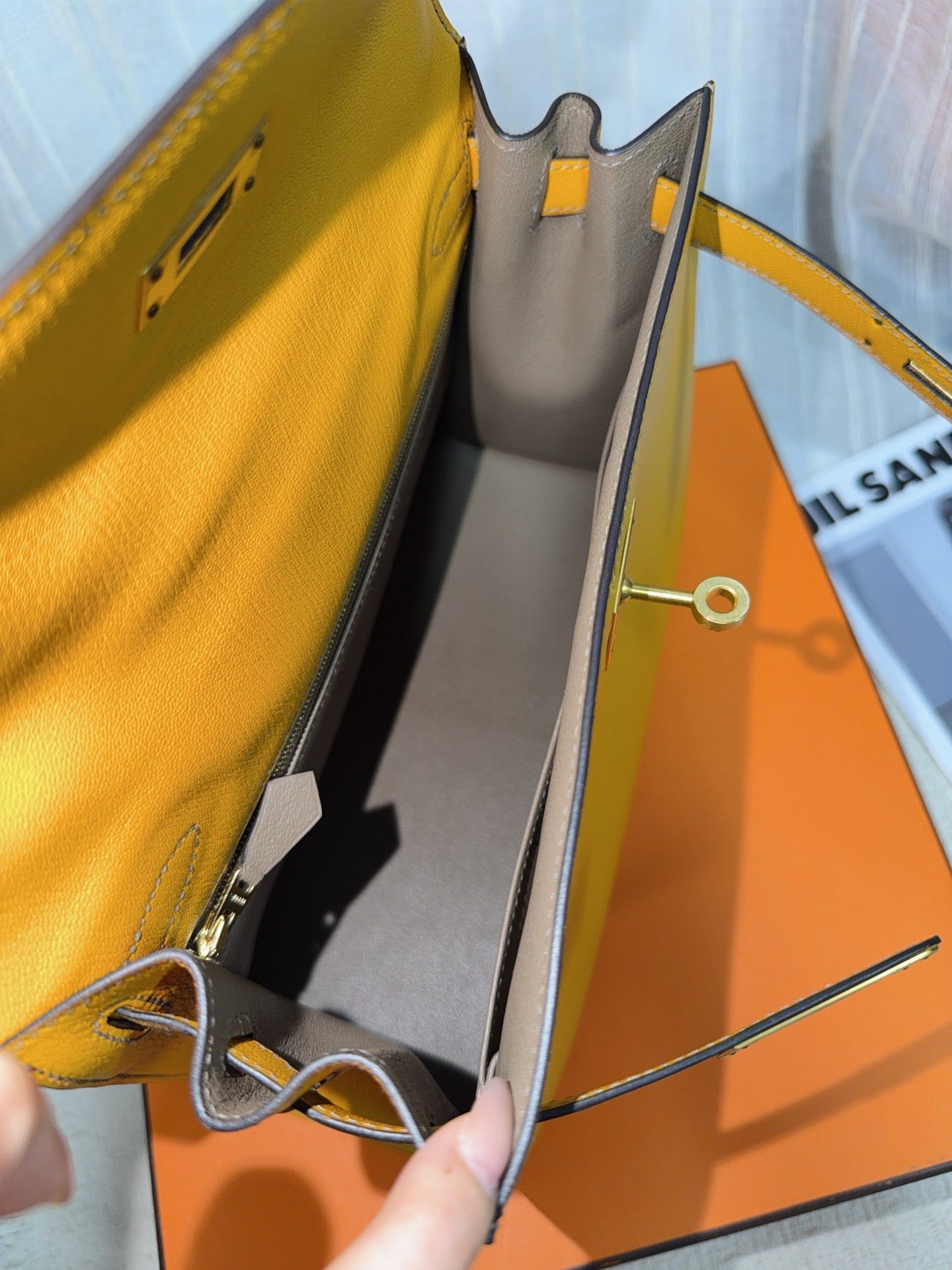 Hermès - Kelly 28 - Leather - Yellow - (28)
