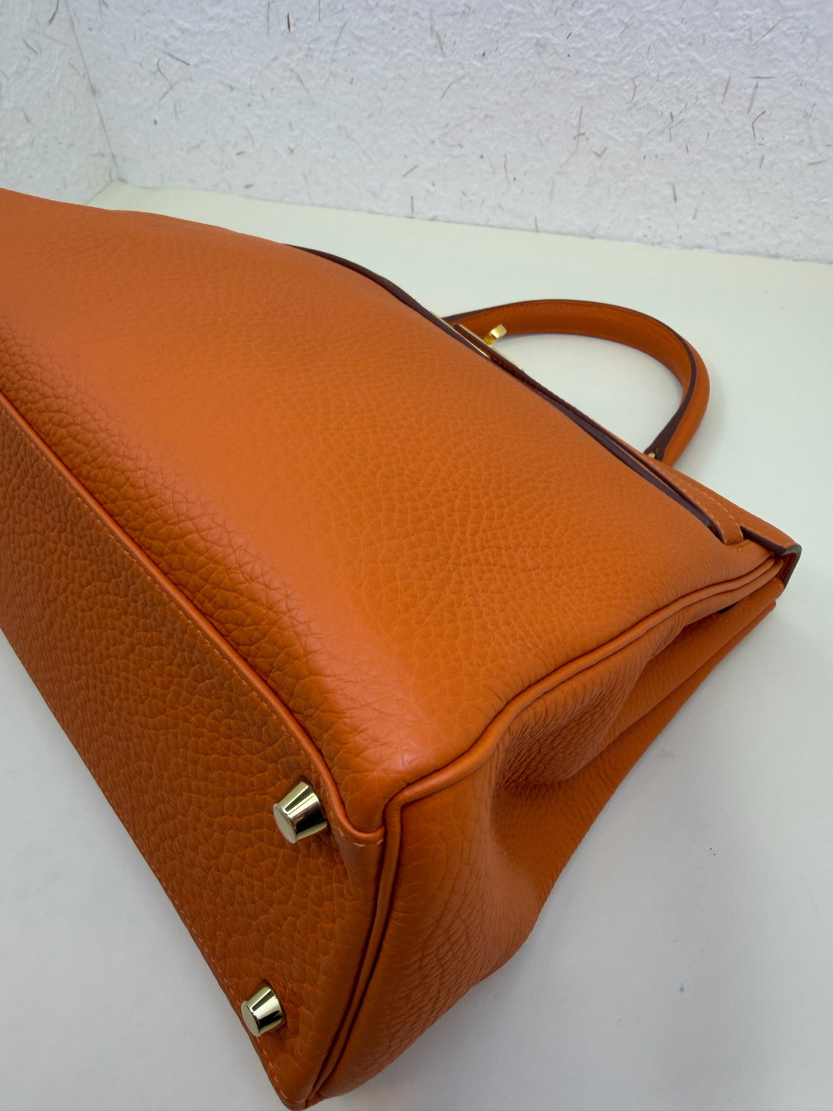 Hermes - Kelly 35 - Leather - Orange - (large)