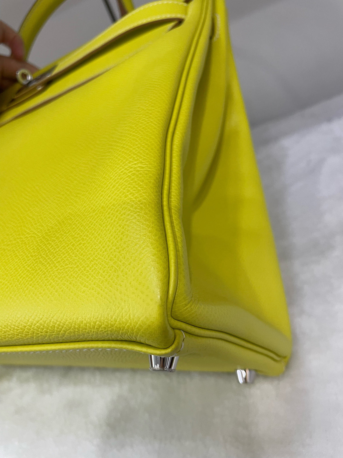 Hermes - Kelly 35 - Leather - Yellow - (large)