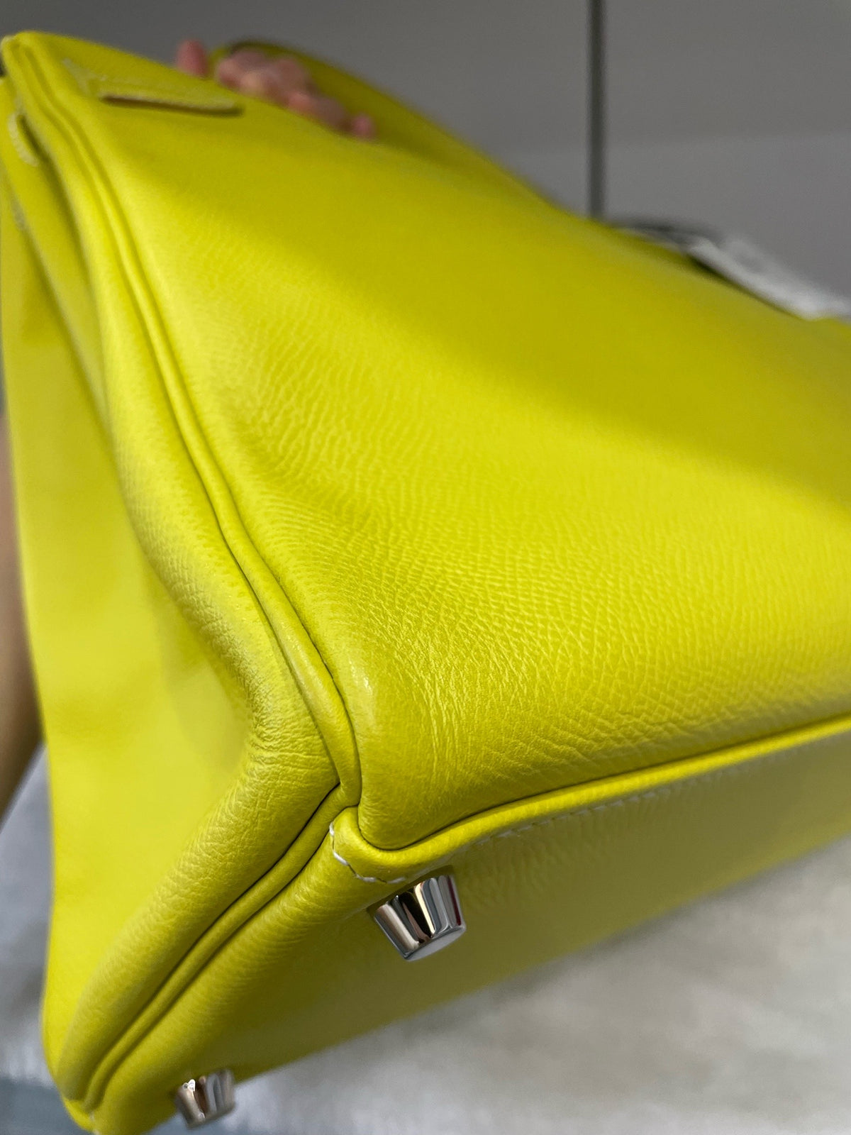 Hermes - Kelly 35 - Leather - Yellow - (large)