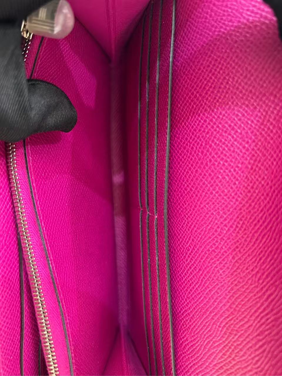 Hermès - Kelly Classic Wallet - Epsom leather - Rose Purple