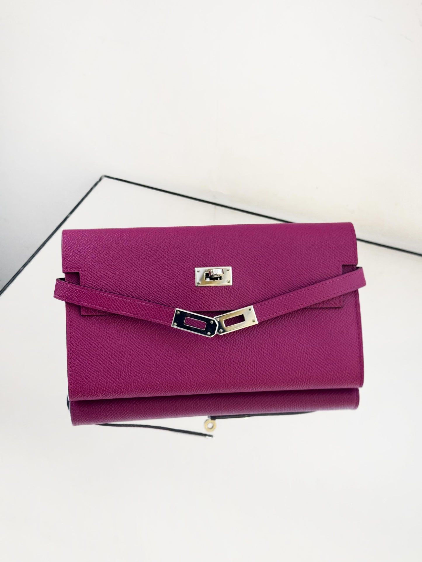 Hermès - Kelly Classic Wallet - Leather - Purple - (medium)