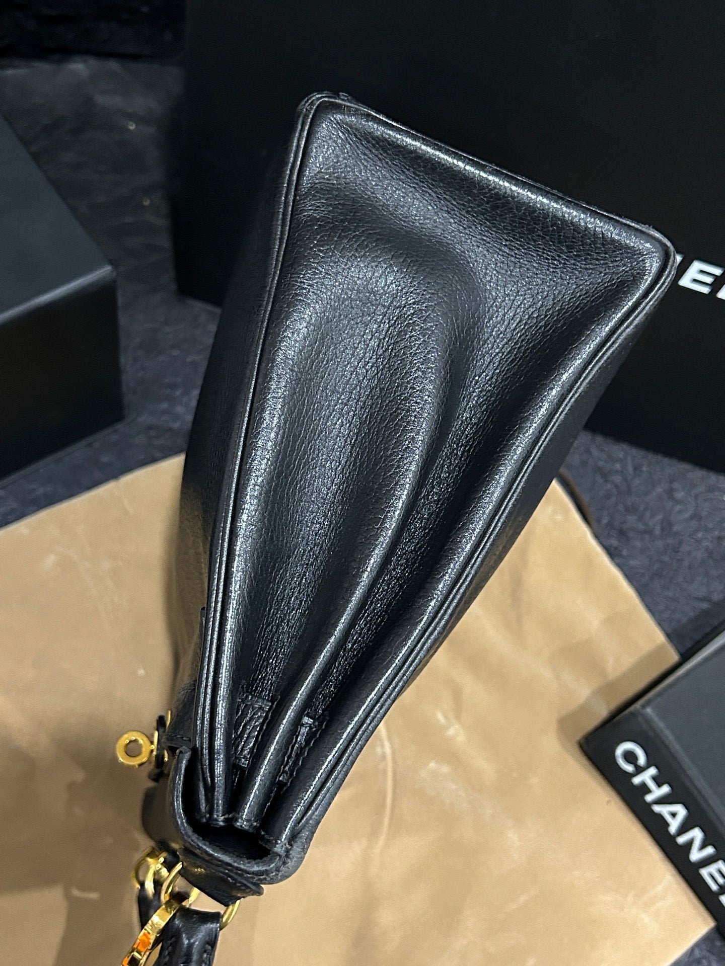 Hermès - Kelly - Leather - Black - (28cm)