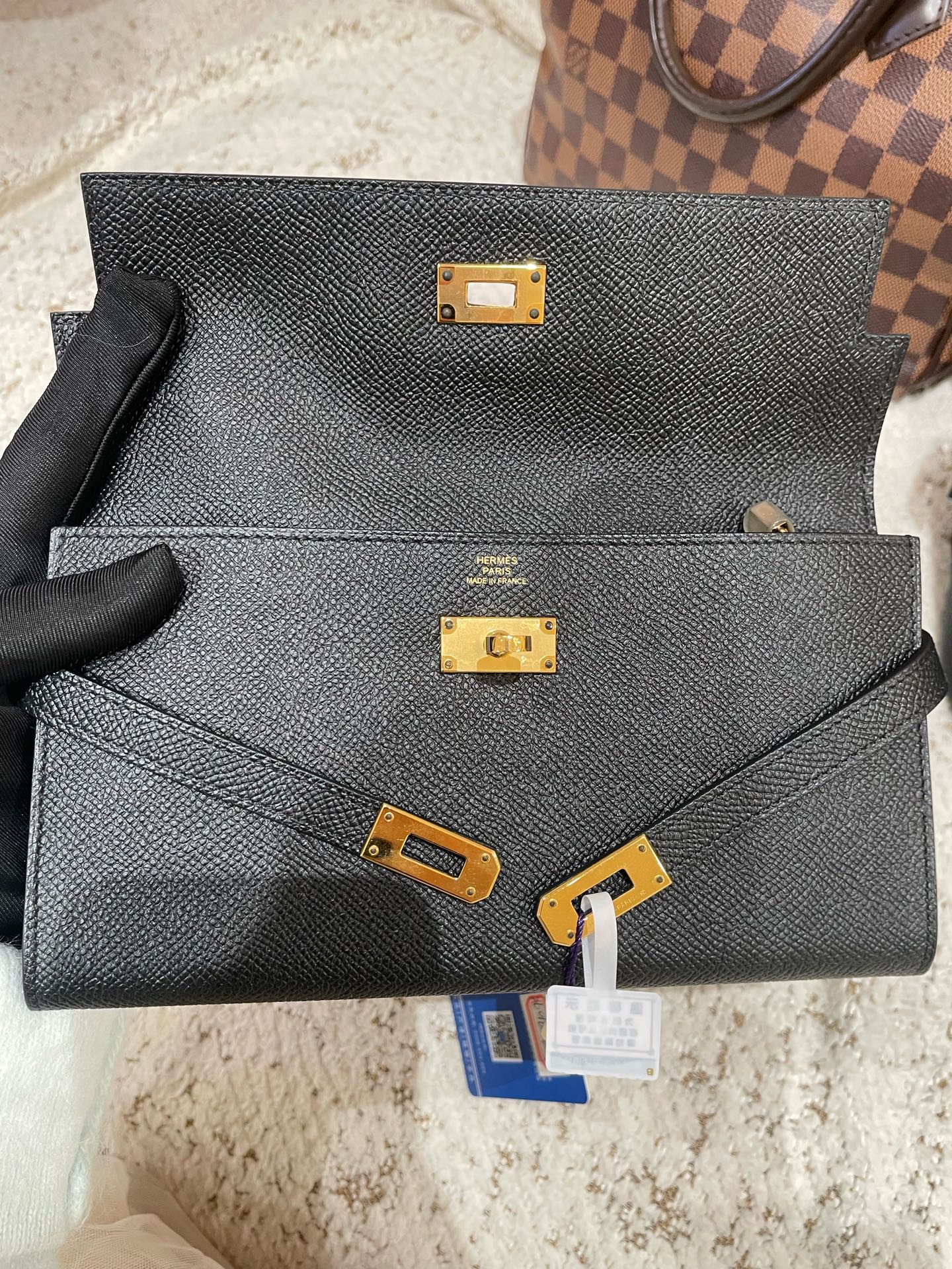 Hermès - Kelly - Leather - Black - (Other)