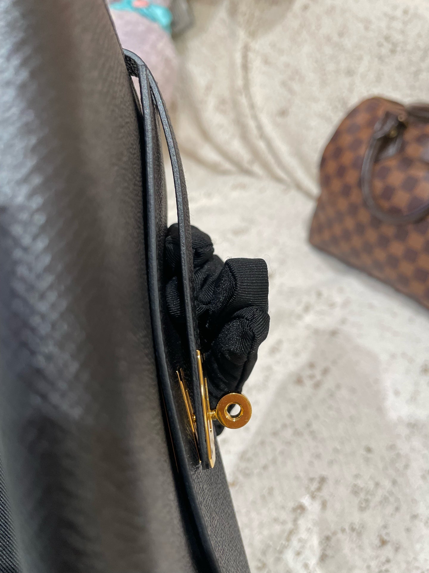 Hermès - Kelly - Leather - Black - (Other)