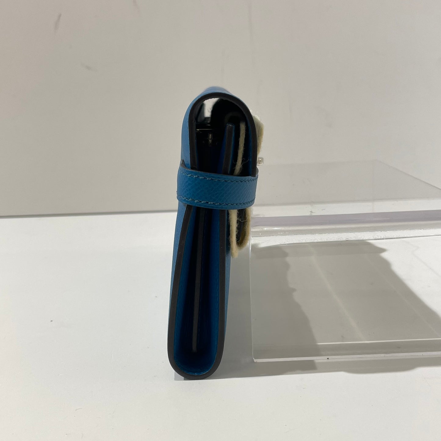 Hermès - Kelly - Leather - Blue - (Long)