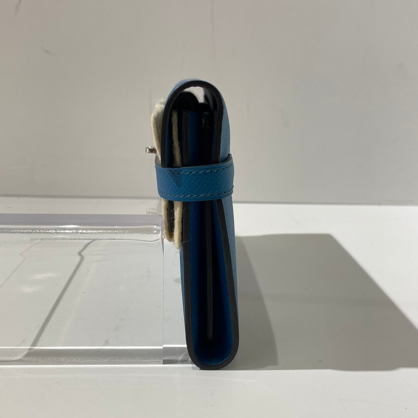 Hermès - Kelly - Leather - Blue - (Long)