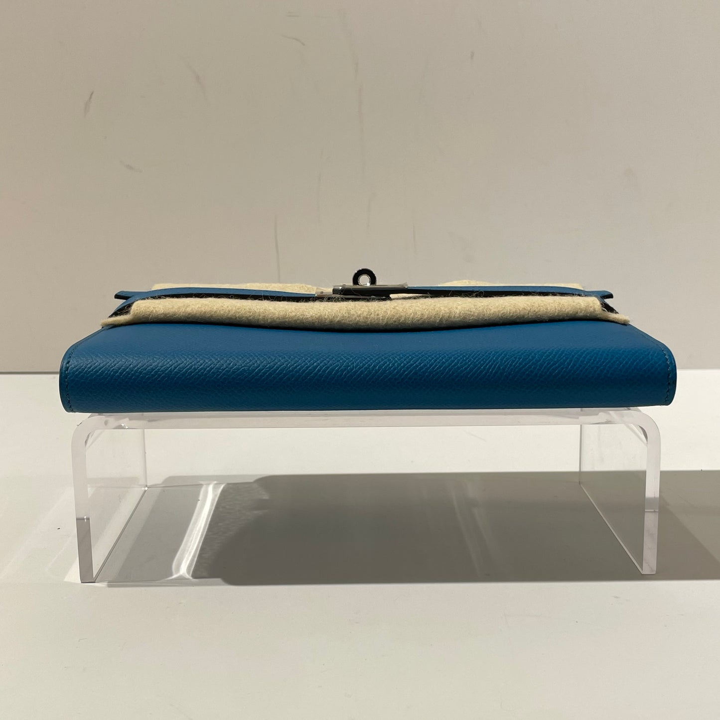Hermès - Kelly - Leather - Blue - (Long)