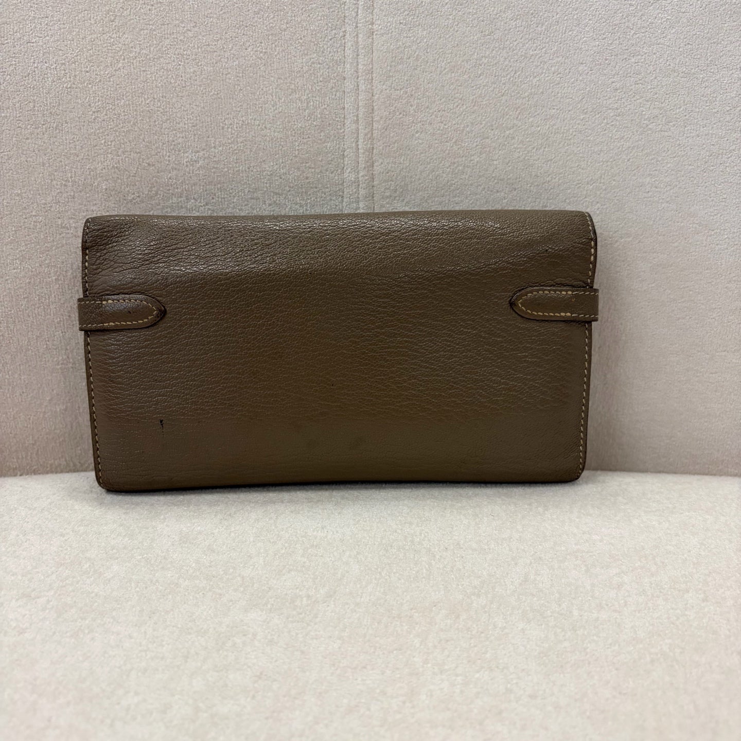 Hermes - Kelly - Leather - Grey - (medium)