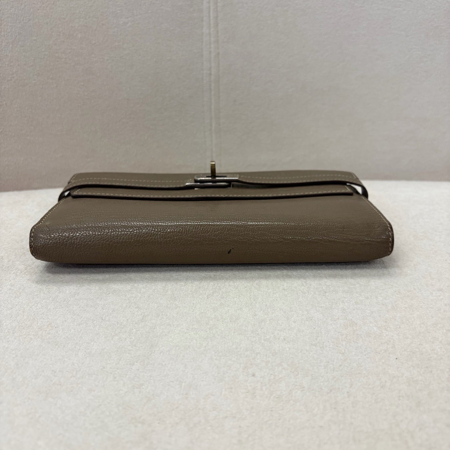 Hermes - Kelly - Leather - Grey - (medium)