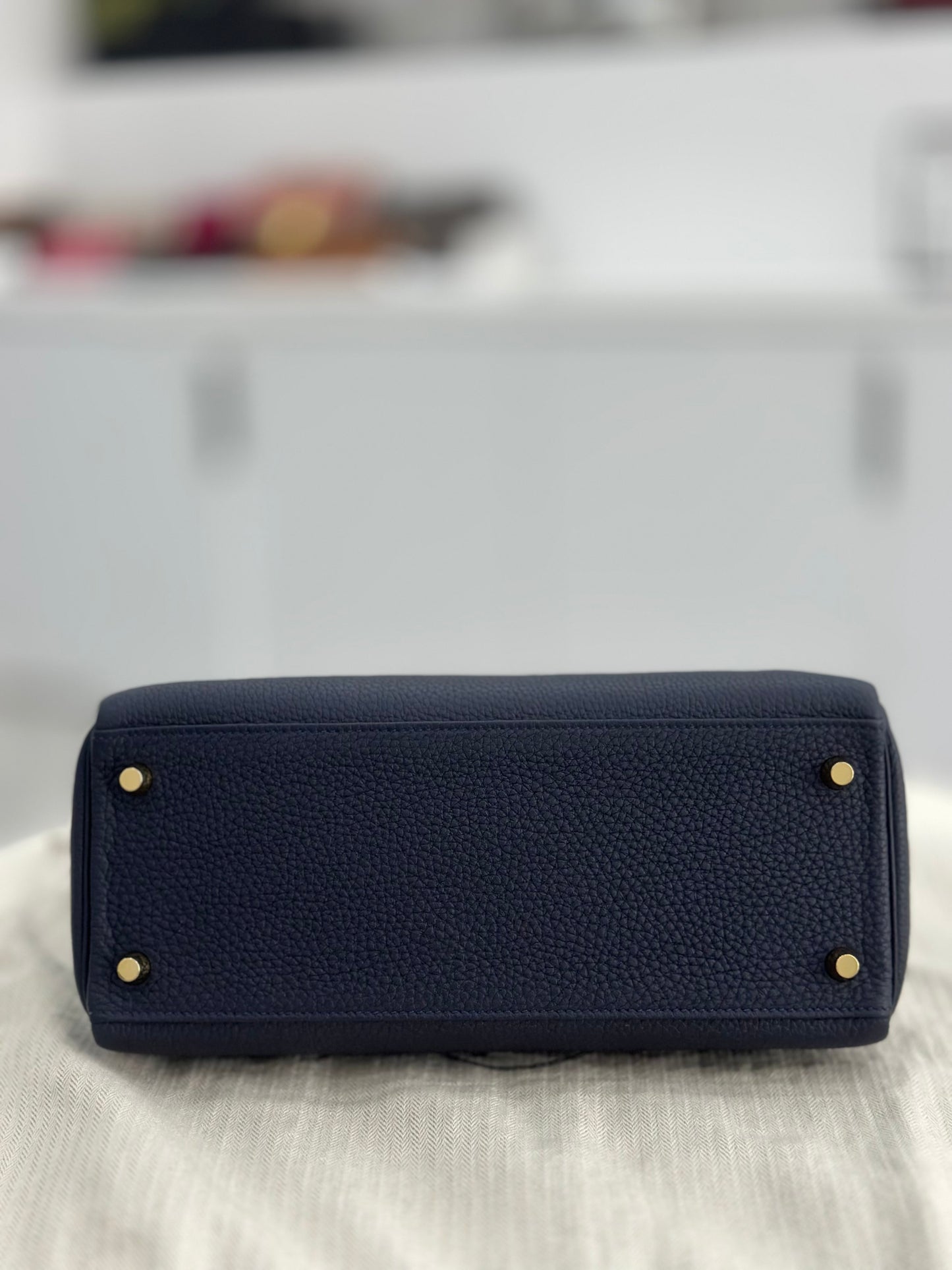Hermès - Kelly - Leather - Navy - (28)
