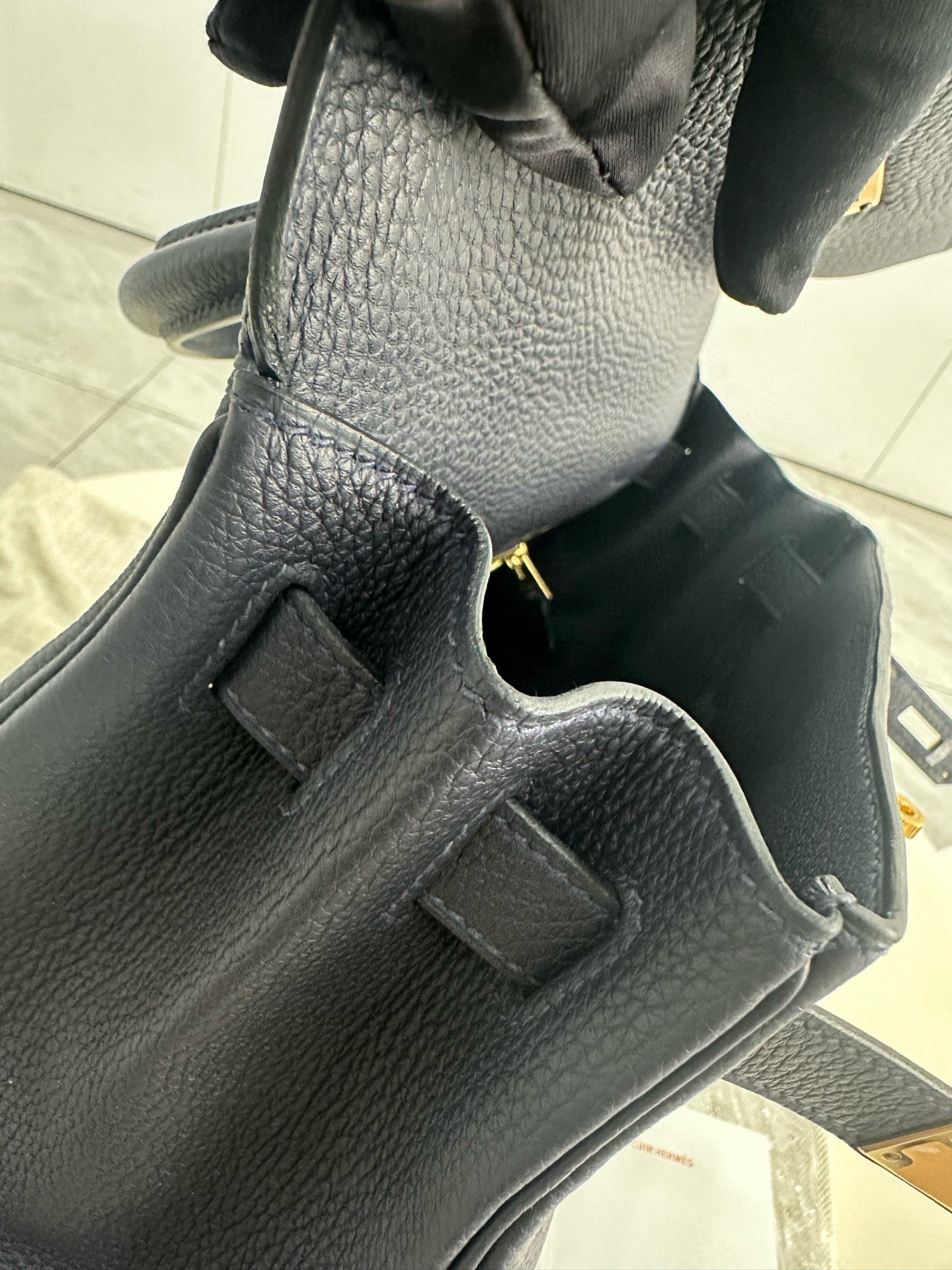 Hermès - Kelly - Leather - Navy - (28)