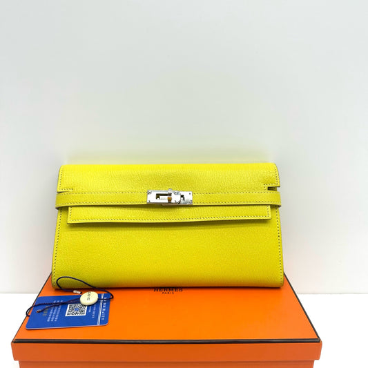 Hermès - Kelly Long - Leather - Yellow