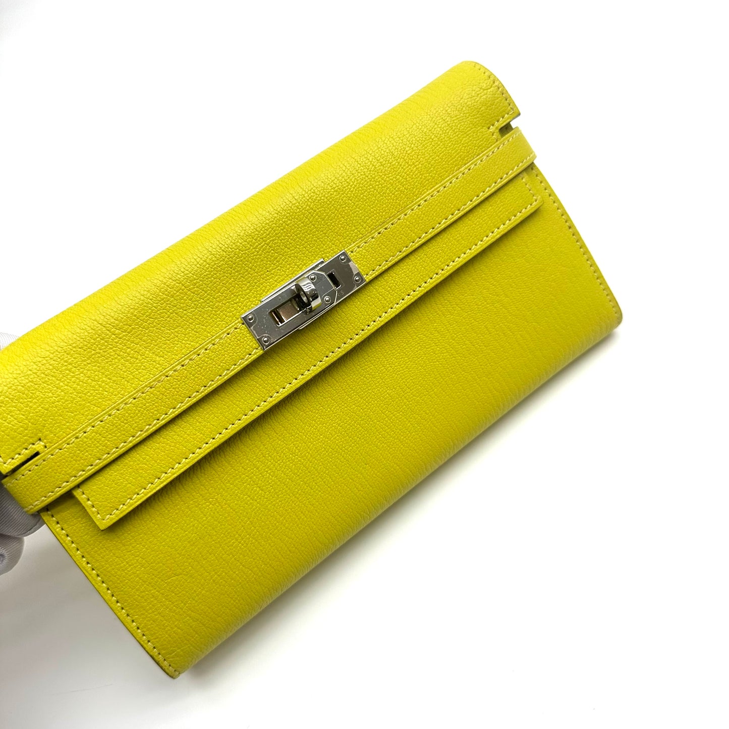 Hermès - Kelly Long - Leather - Yellow