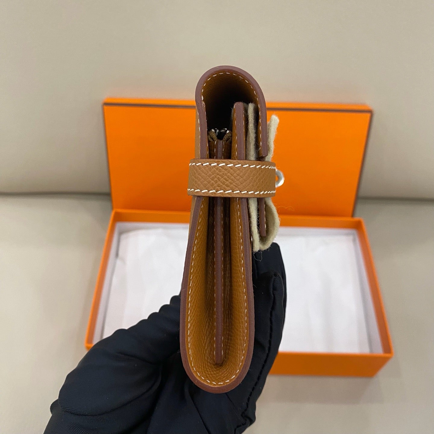 Hermès - Kelly Long Wallet - Epsom leather - Gold - (medium)