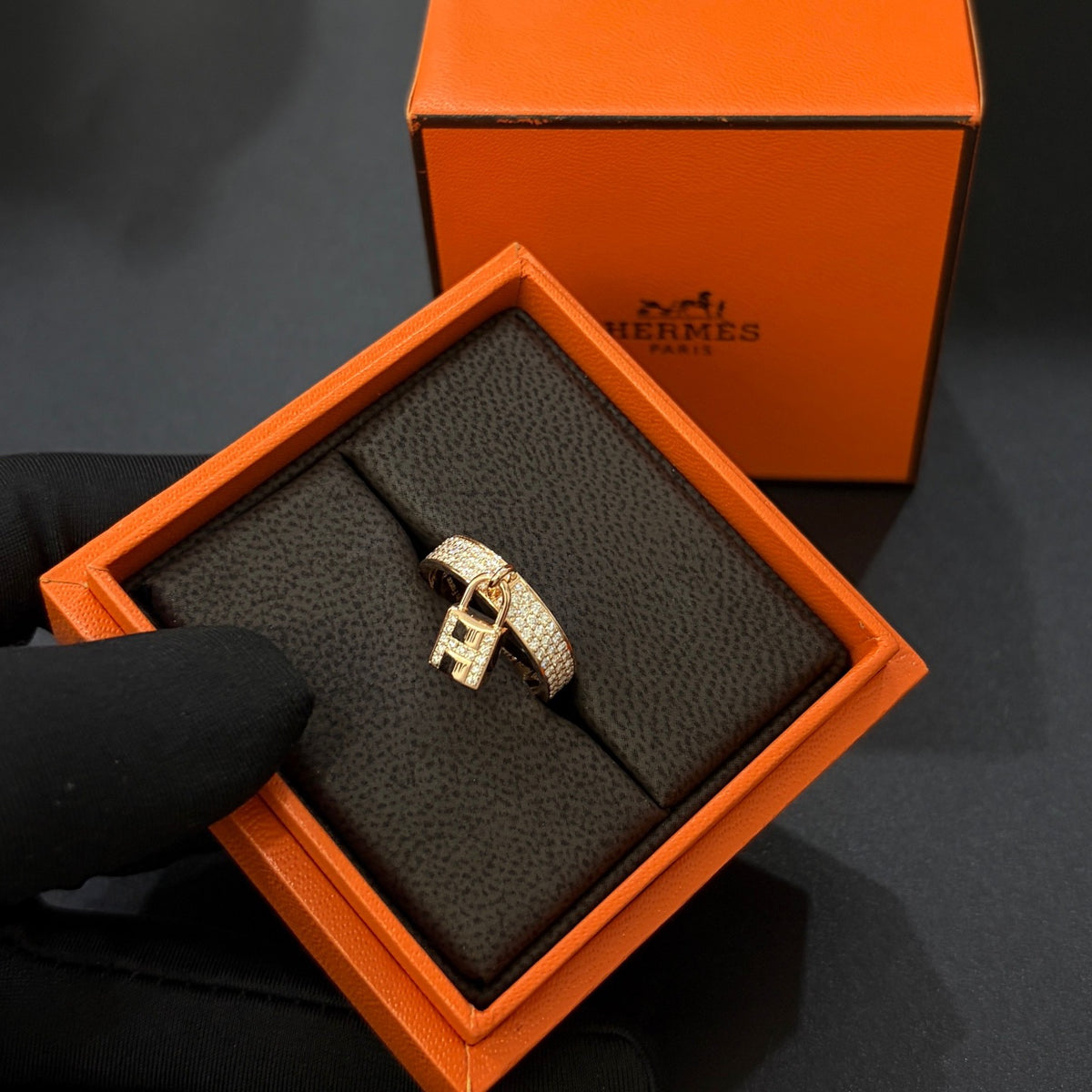 Hermès - Kelly - Pink gold - Gold - (51)