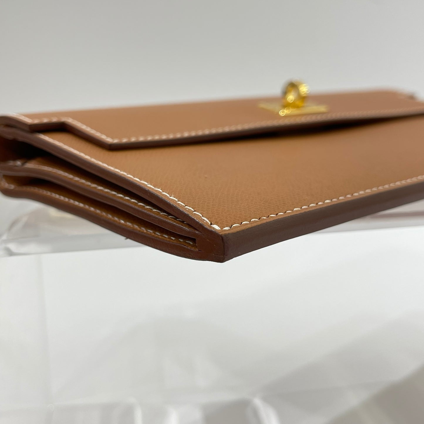 Hermès - Kelly Pocket Long Wallet - Epsom leather - Gold with Gold-Tone Hardware - (mini)