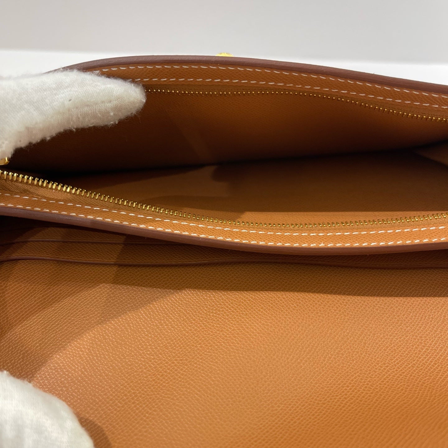 Hermès - Kelly Pocket Long Wallet - Epsom leather - Gold with Gold-Tone Hardware - (mini)