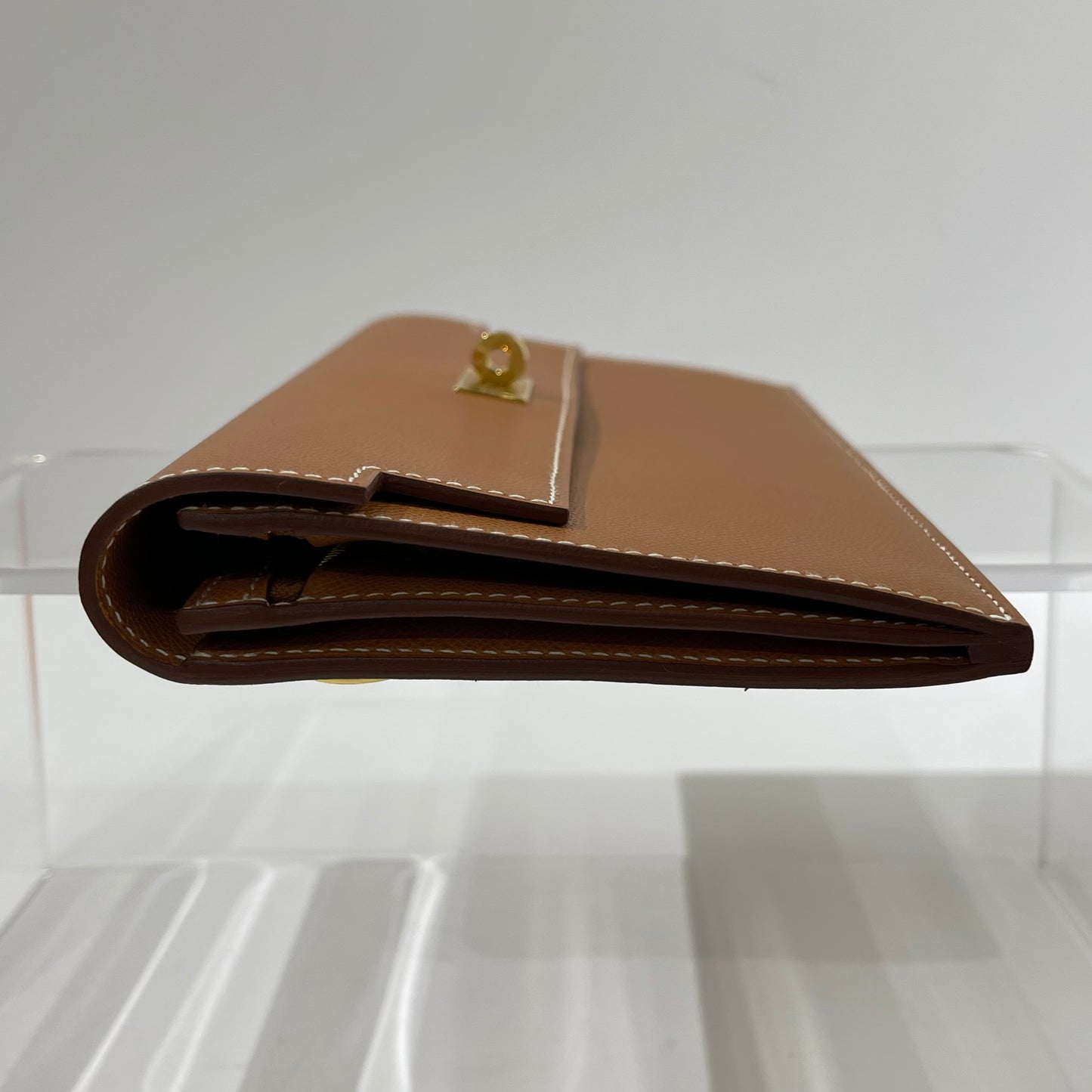 Hermès - Kelly Pocket Long Wallet - Epsom leather - Gold with Gold-Tone Hardware - (mini)