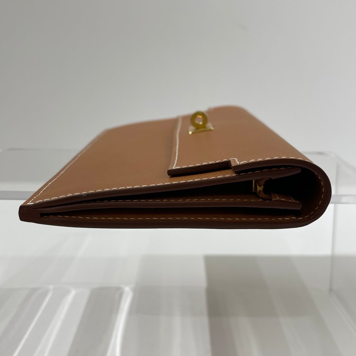 Hermès - Kelly Pocket Long Wallet - Epsom leather - Gold with Gold-Tone Hardware - (mini)