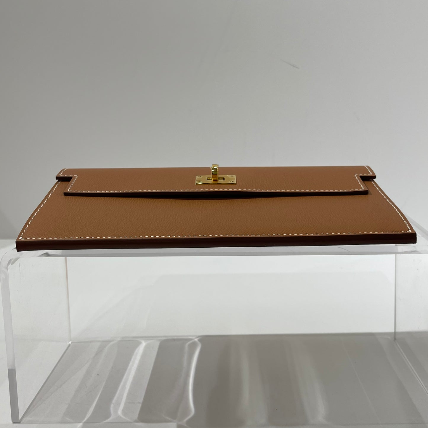 Hermès - Kelly Pocket Long Wallet - Epsom leather - Gold with Gold-Tone Hardware - (mini)