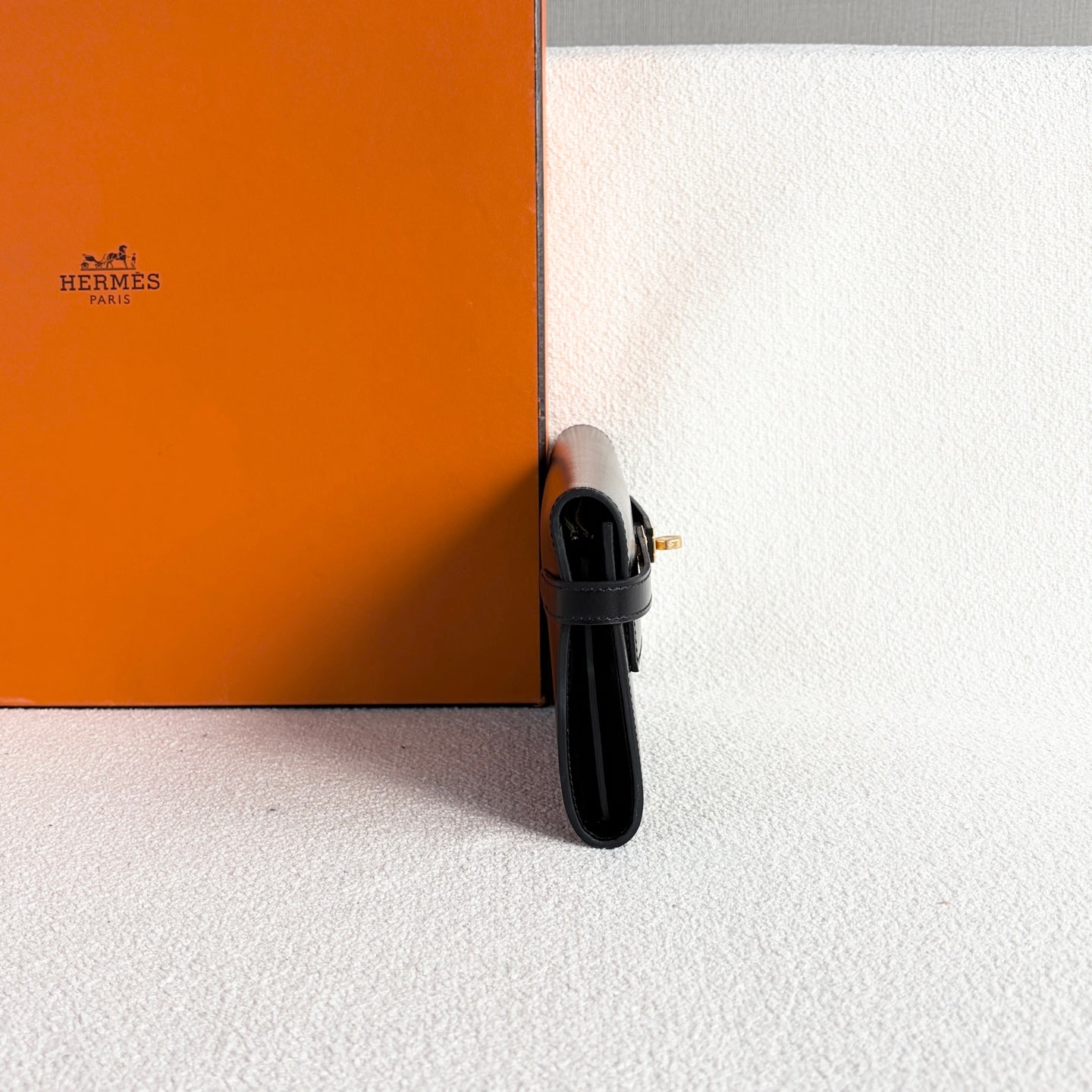 Hermes - Kelly Wallet - Box leather - Black