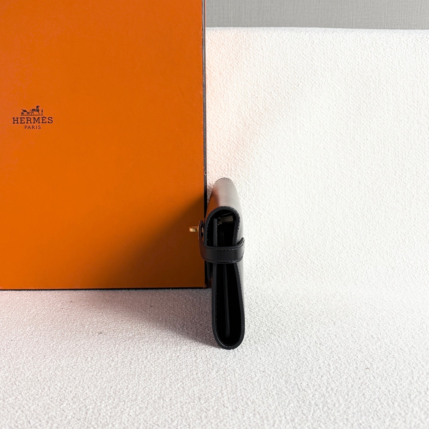 Hermes - Kelly Wallet - Box leather - Black