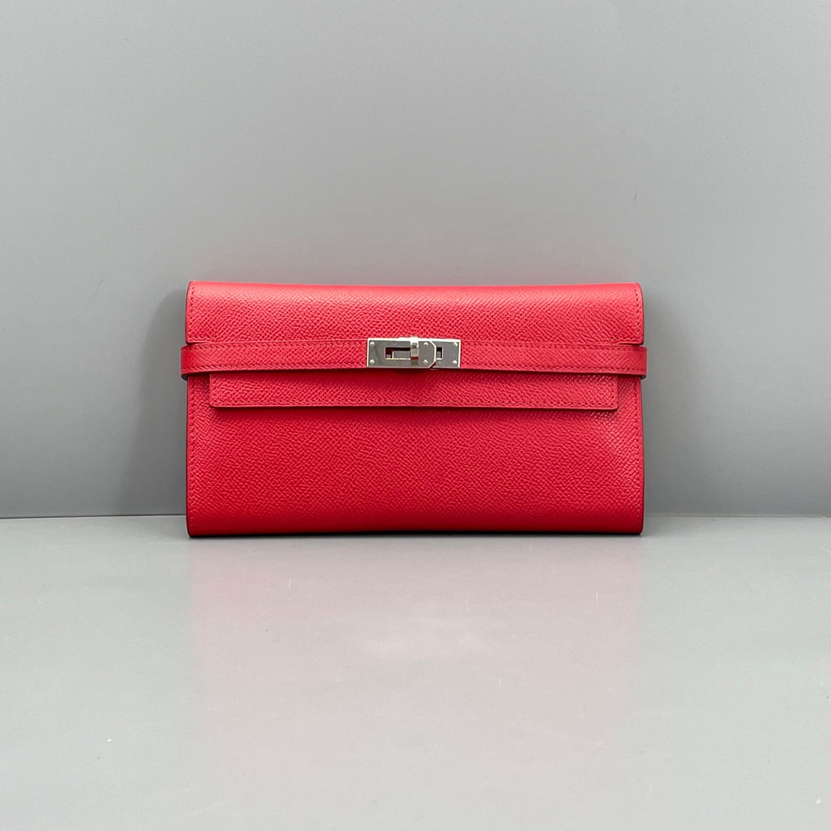 Hermes - Kelly Wallet - Leather - Red