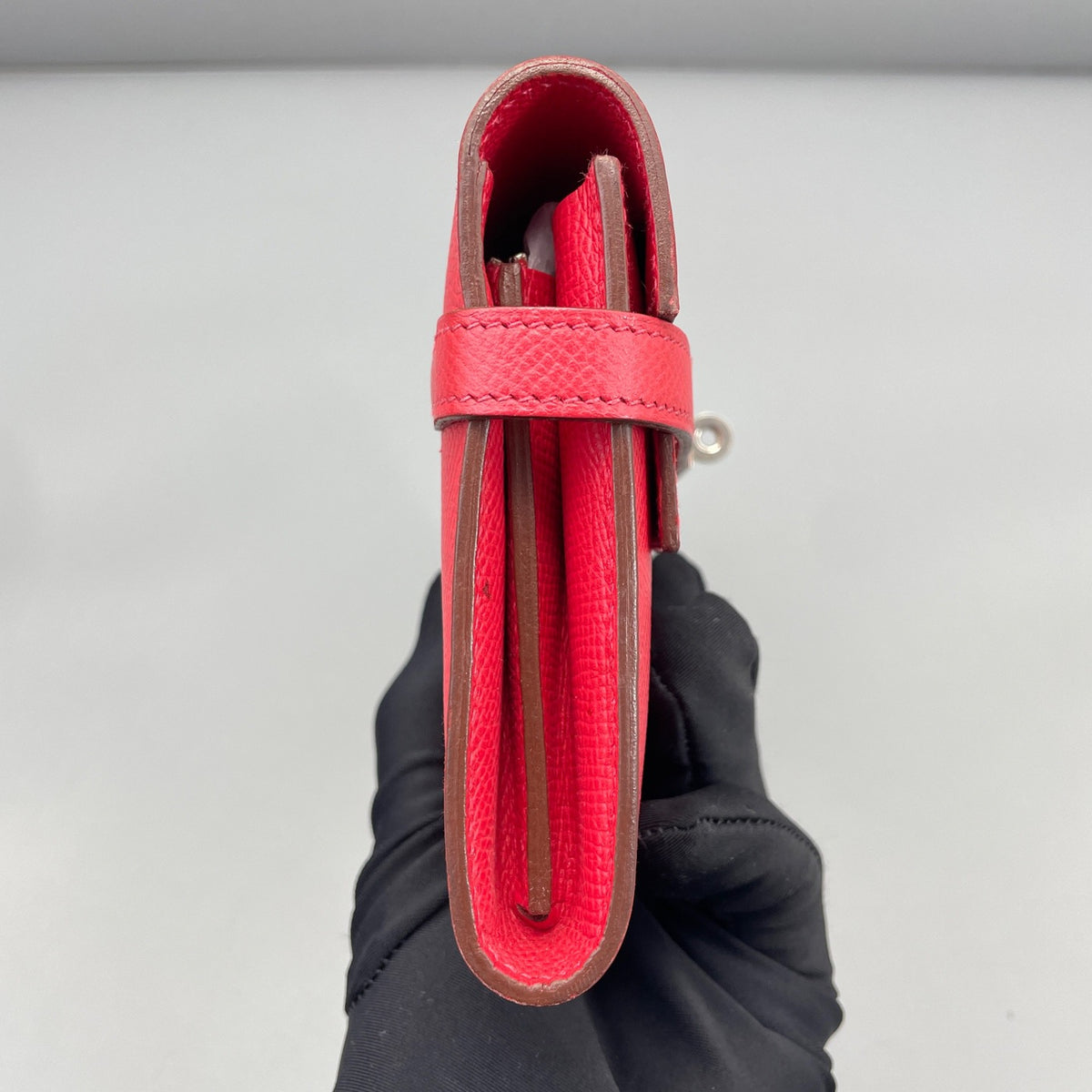 Hermes - Kelly Wallet - Leather - Red
