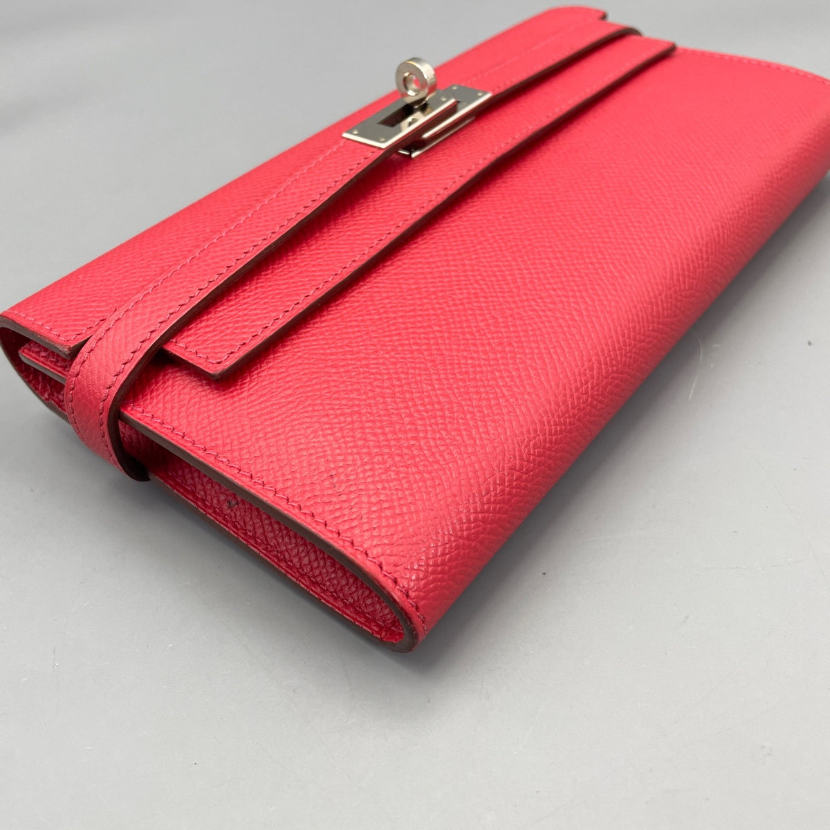 Hermes - Kelly Wallet - Leather - Red