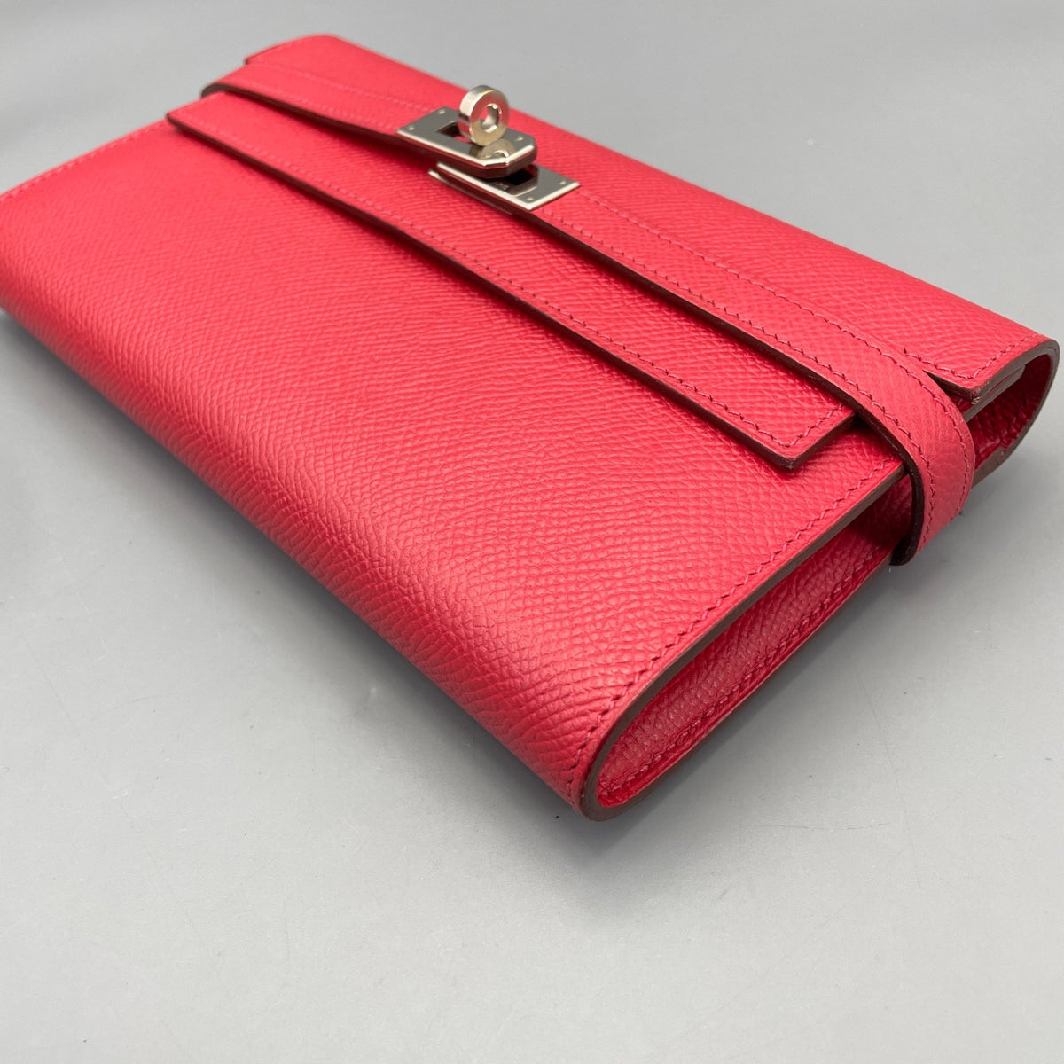Hermes - Kelly Wallet - Leather - Red