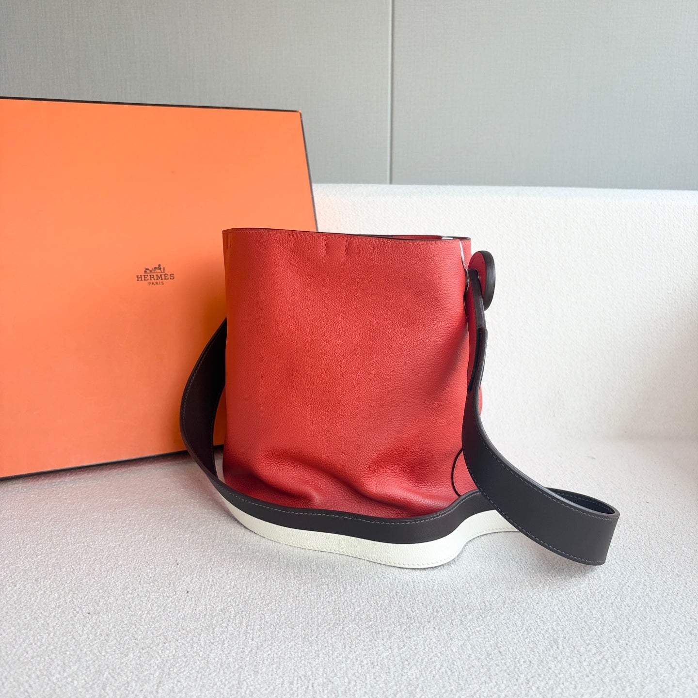 Hermes - Licol 17 - Leather - Orange - (mini)