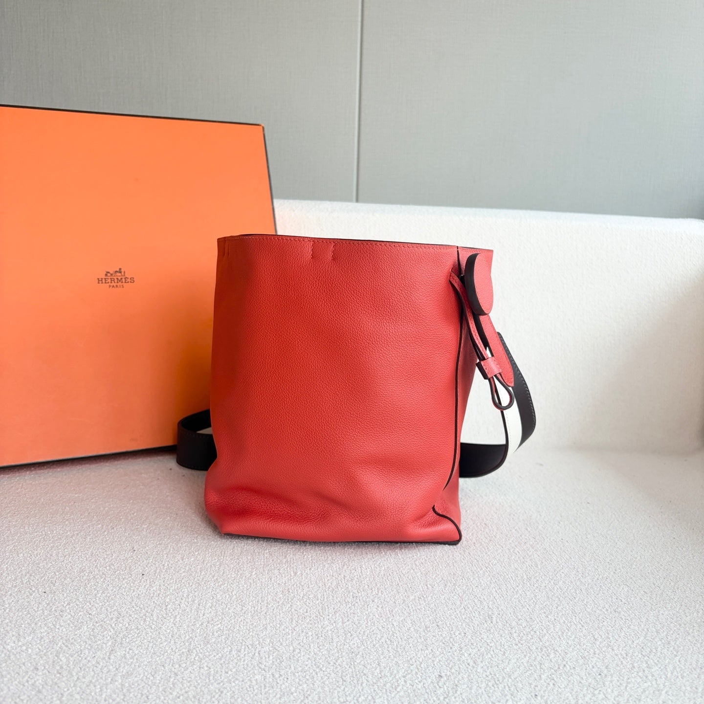 Hermes - Licol 17 - Leather - Orange - (mini)