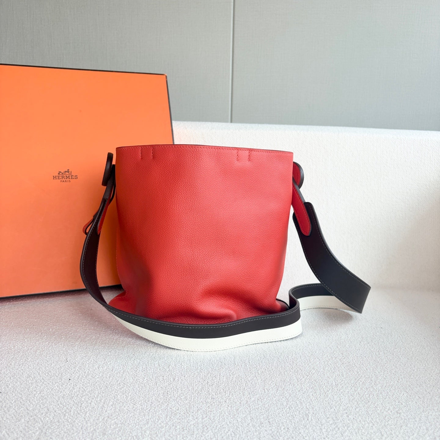 Hermes - Licol 17 - Leather - Orange - (mini)