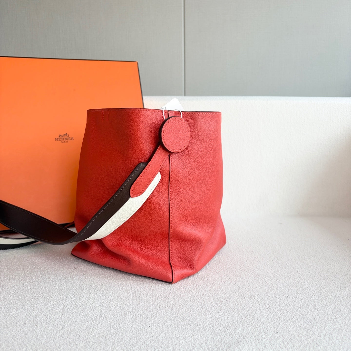 Hermes - Licol 17 - Leather - Orange - (mini)