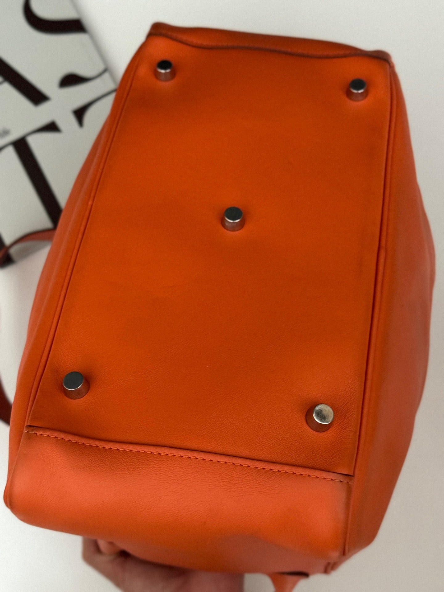 Hermes - Lindy 30 - Clemence leather - Orange - (Medium)