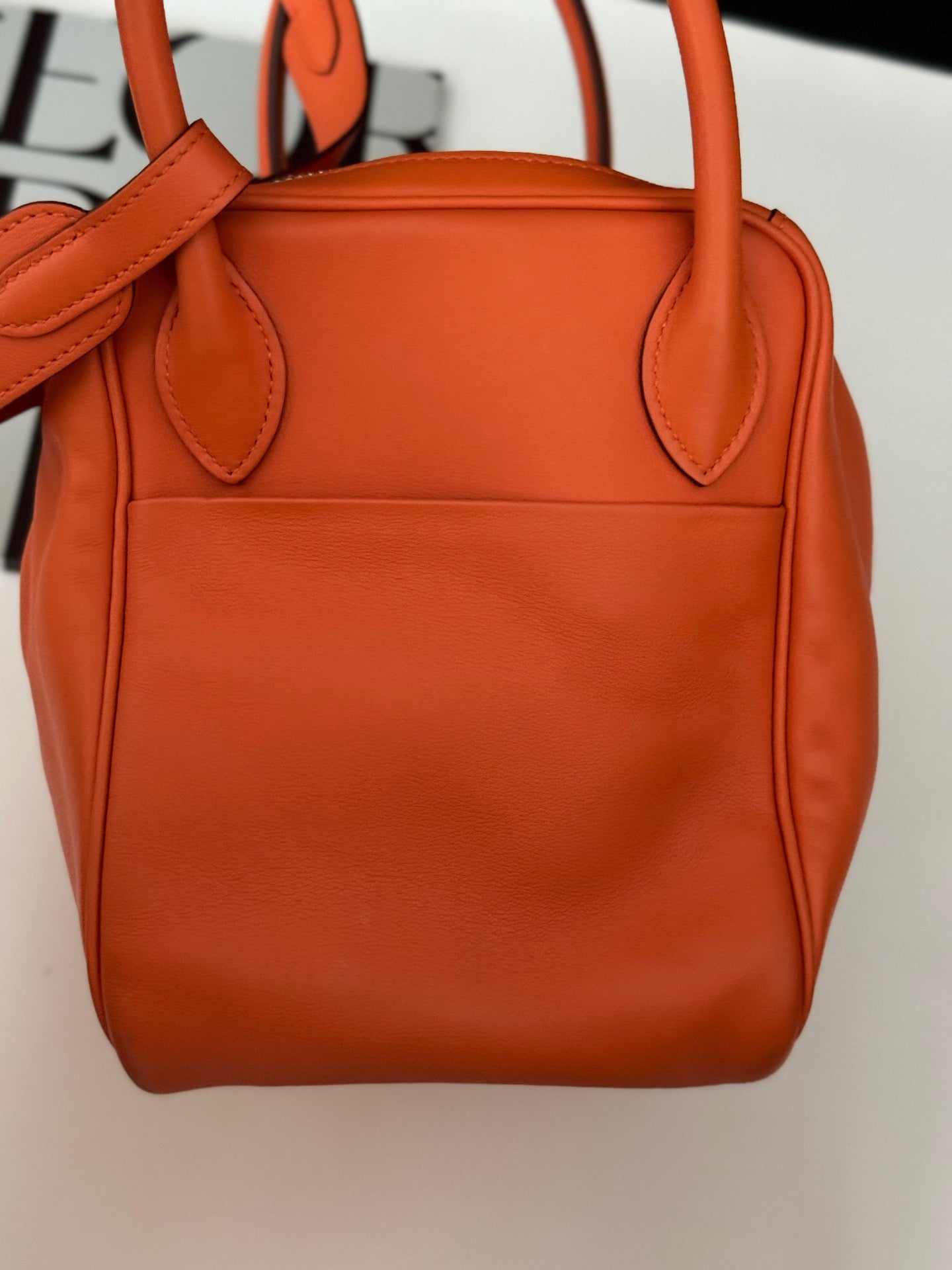Hermes - Lindy 30 - Clemence leather - Orange - (Medium)