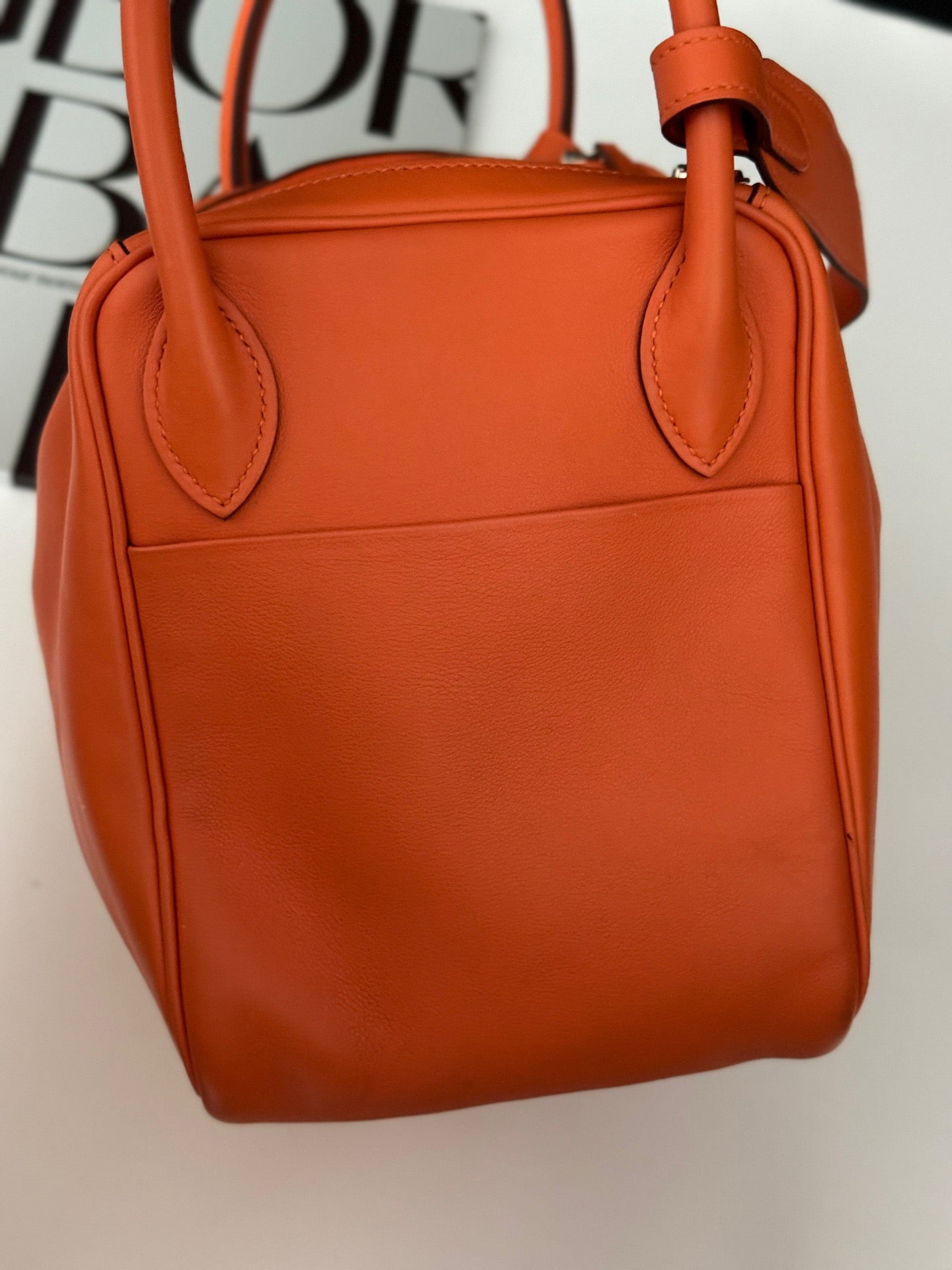 Hermes - Lindy 30 - Clemence leather - Orange - (Medium)