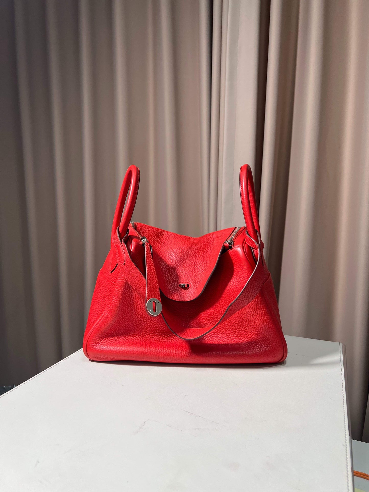 Hermès - Lindy 30 - Clemence leather - Red - (Medium)