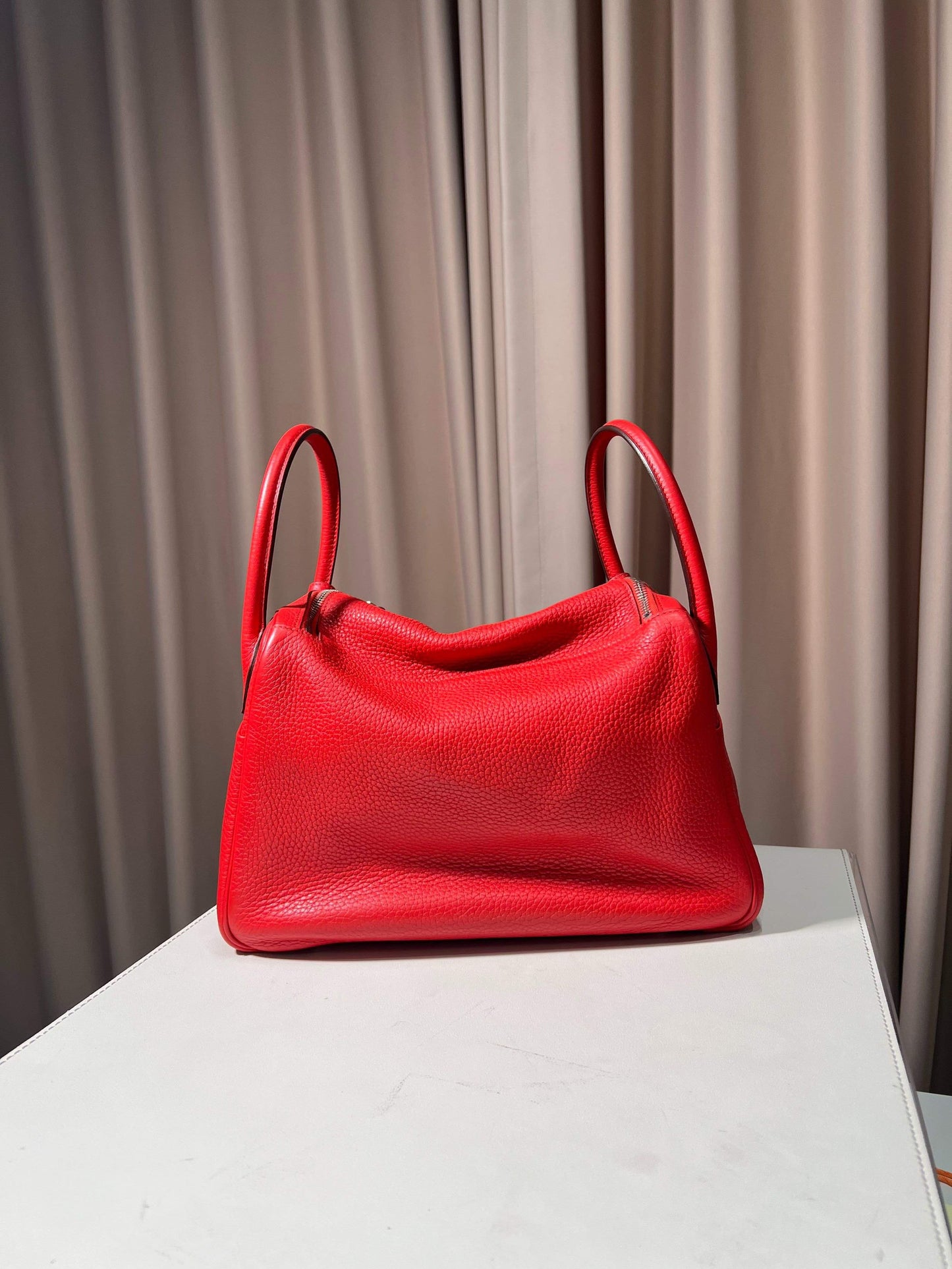 Hermès - Lindy 30 - Clemence leather - Red - (Medium)