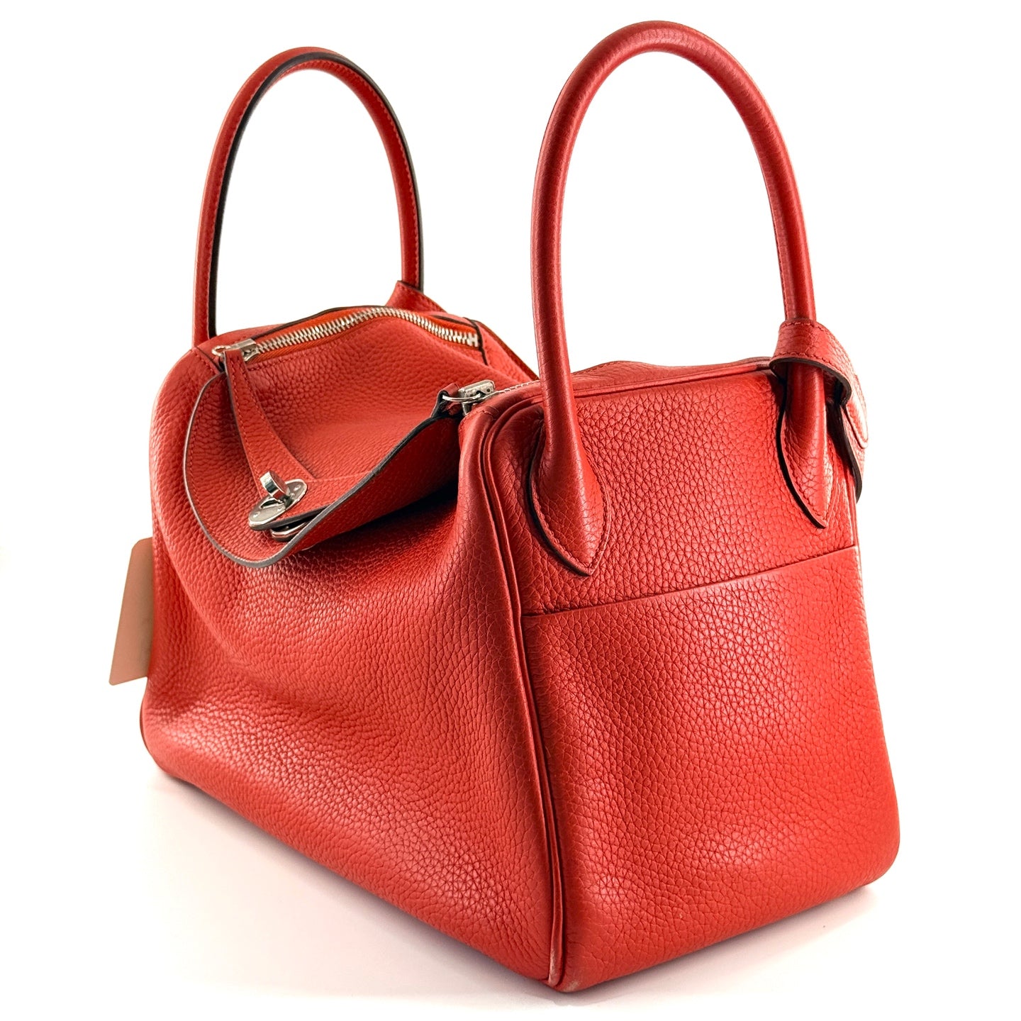 Hermès - Lindy 30 - Grained leather - Red - (Medium)