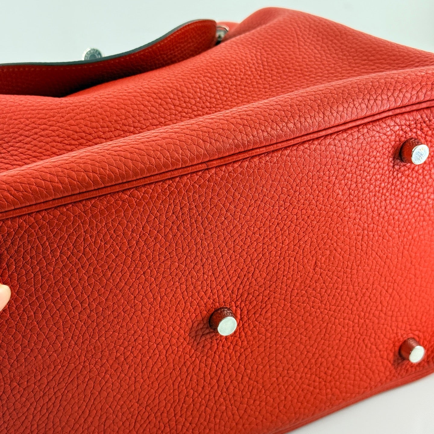 Hermès - Lindy 30 - Grained leather - Red - (Medium)