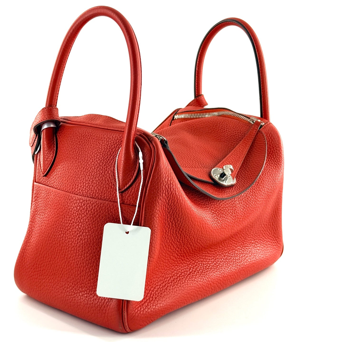Hermès - Lindy 30 - Grained leather - Red - (Medium)