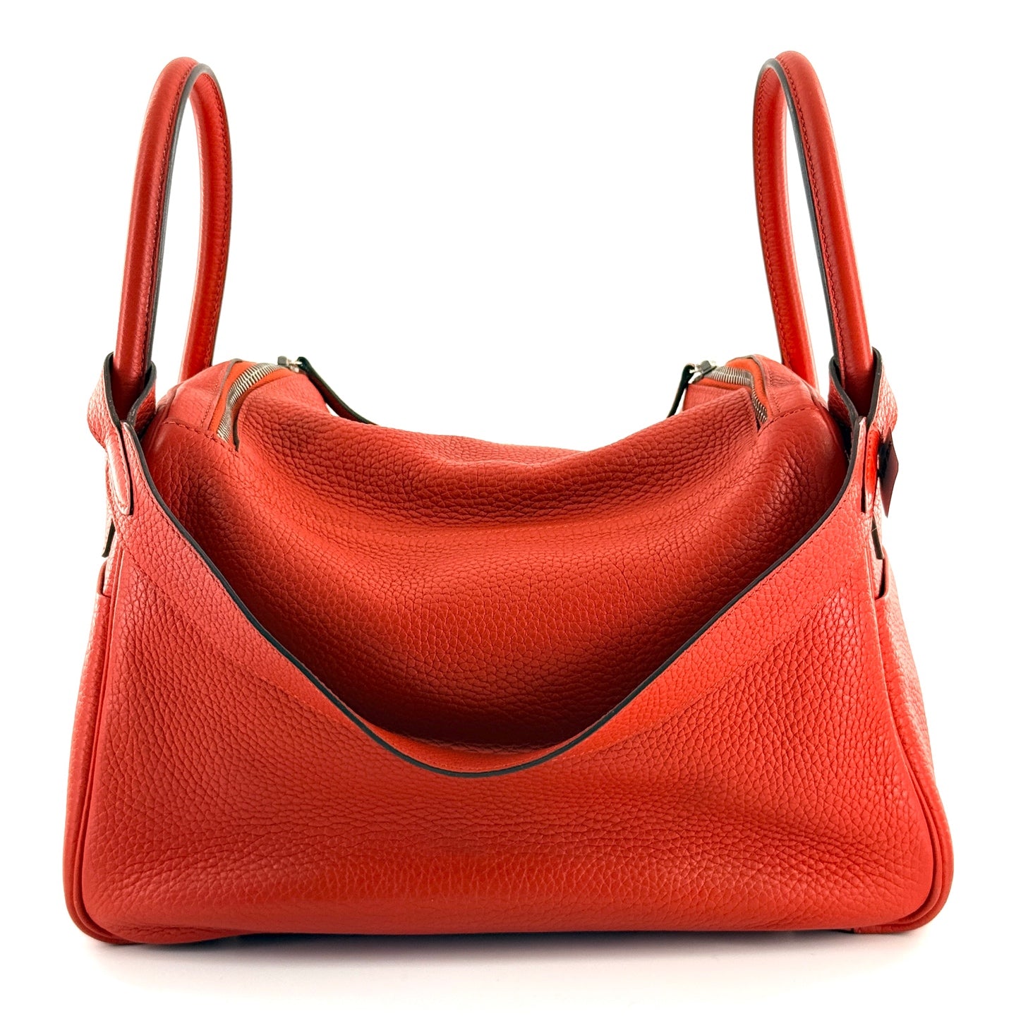 Hermès - Lindy 30 - Grained leather - Red - (Medium)